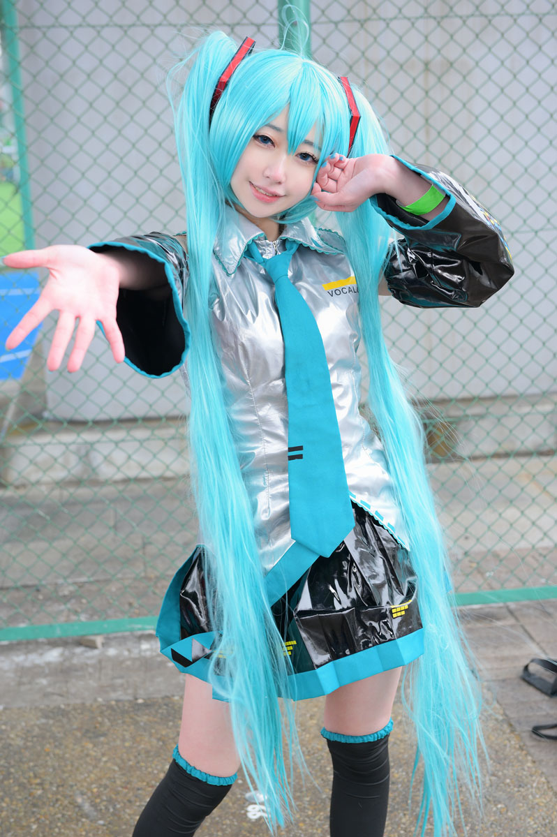 初音ミクのコスプレ