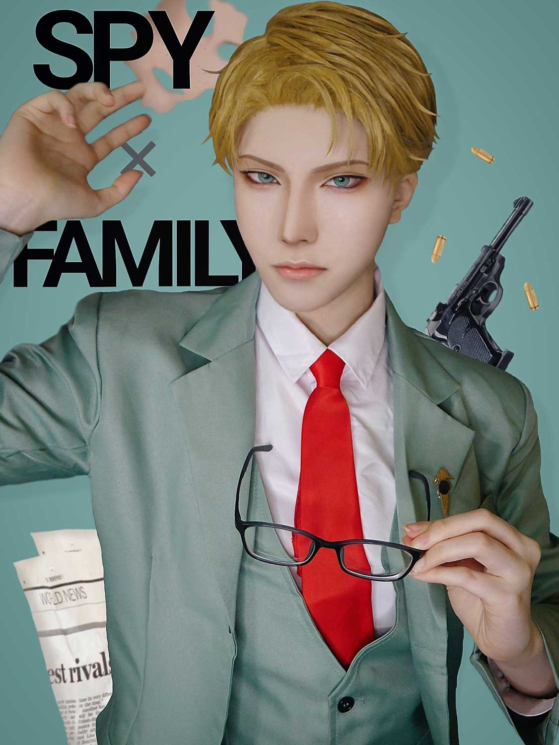 SPY×FAMILY コスプレ ロイド・フォージャー 黄昏 (ウィッグセット