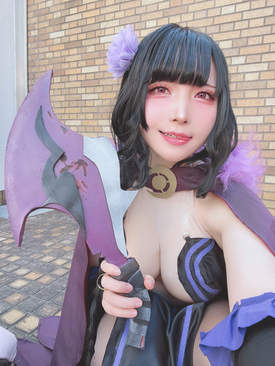 ねこまる　池ハロ　リゼロ　エルザのコスプレ