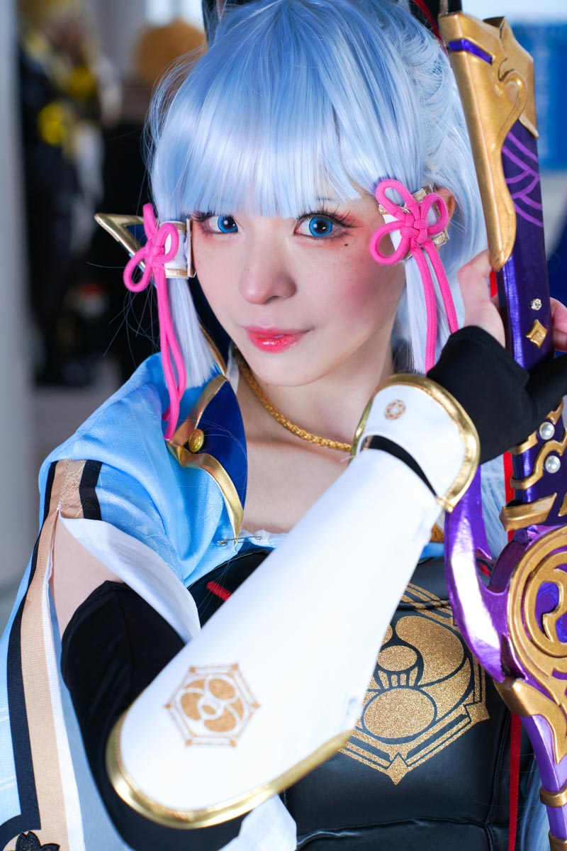 神里綾華のコスプレ