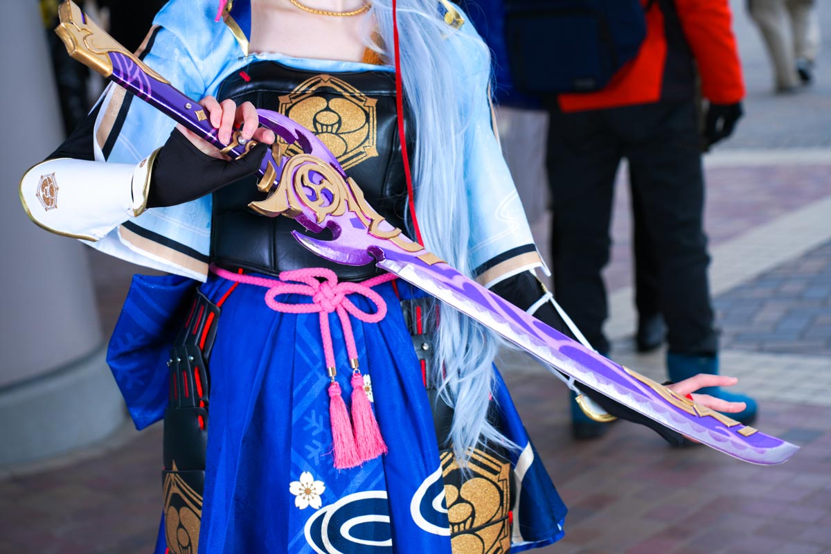 神里綾華のコスプレ