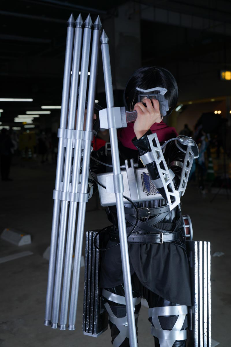 ミカサ・アッカーマンのコスプレ