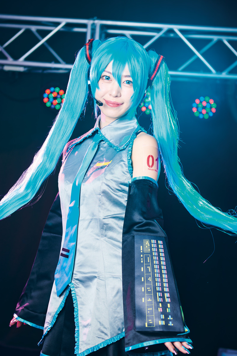 ミルダム初音ミクのコスプレ