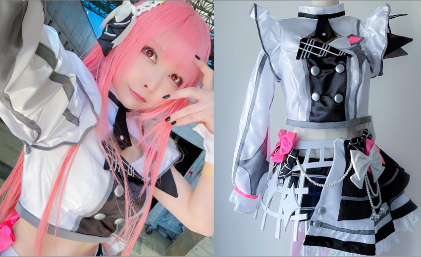 【豊富なSALE】エナメル製　ステージ衣装　メイド服　アイドル メイド服