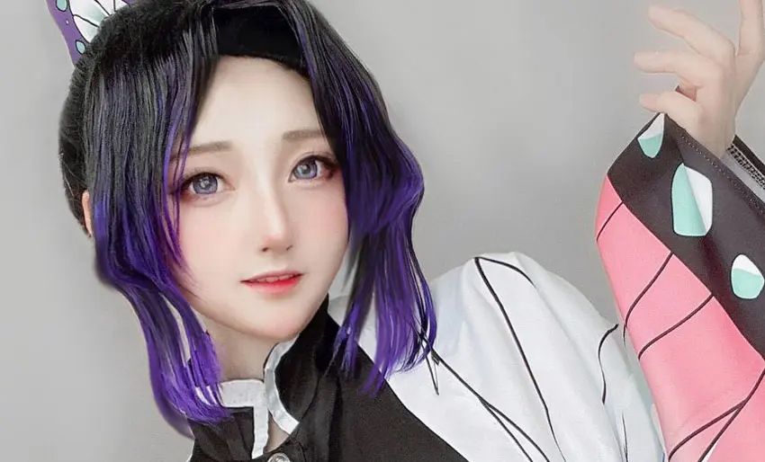 コスプレイヤーしょこらの『鬼滅の刃』胡蝶しのぶが実在レベル