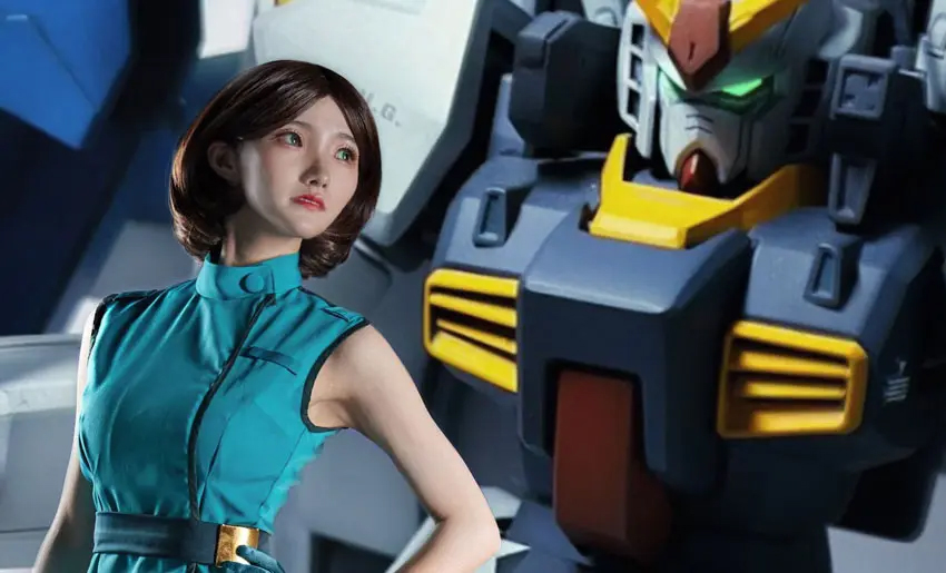 コスプレイヤー湊歌『機動戦士Zガンダム』エマ・シーンのバストから 