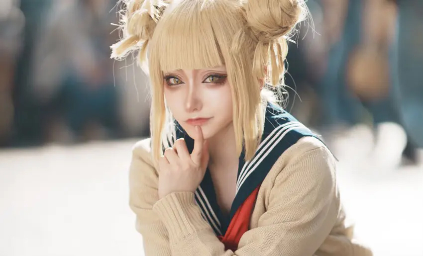 コスプレイヤーゆずポン酢『ヒロアカ』トガヒミコのふたえとダブル 