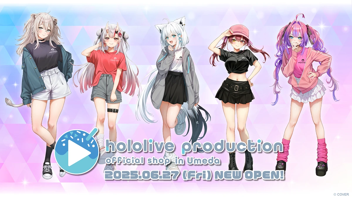 hololive production official shop in Osaka Umeda
