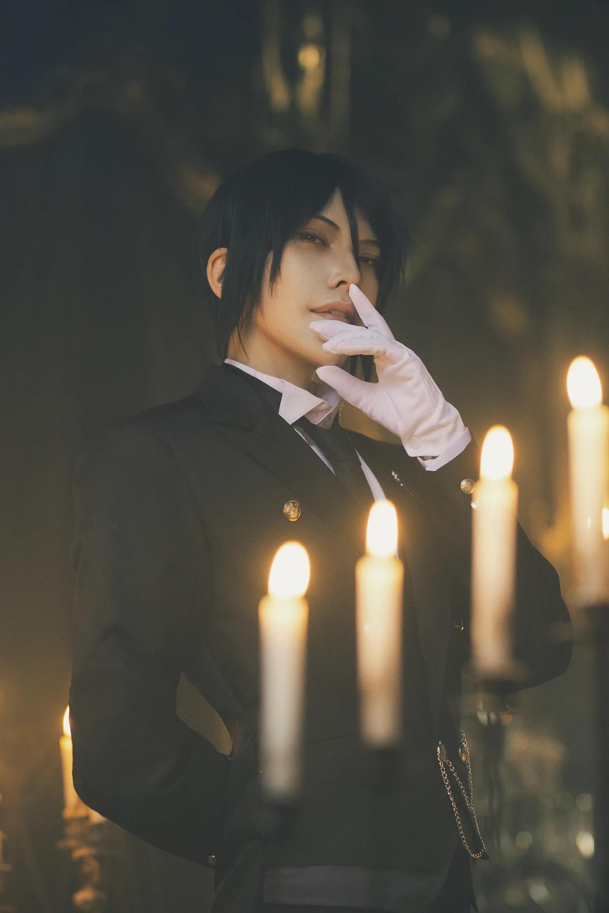 「黒執事」セバスチャン・ミカリエスのコスプレ