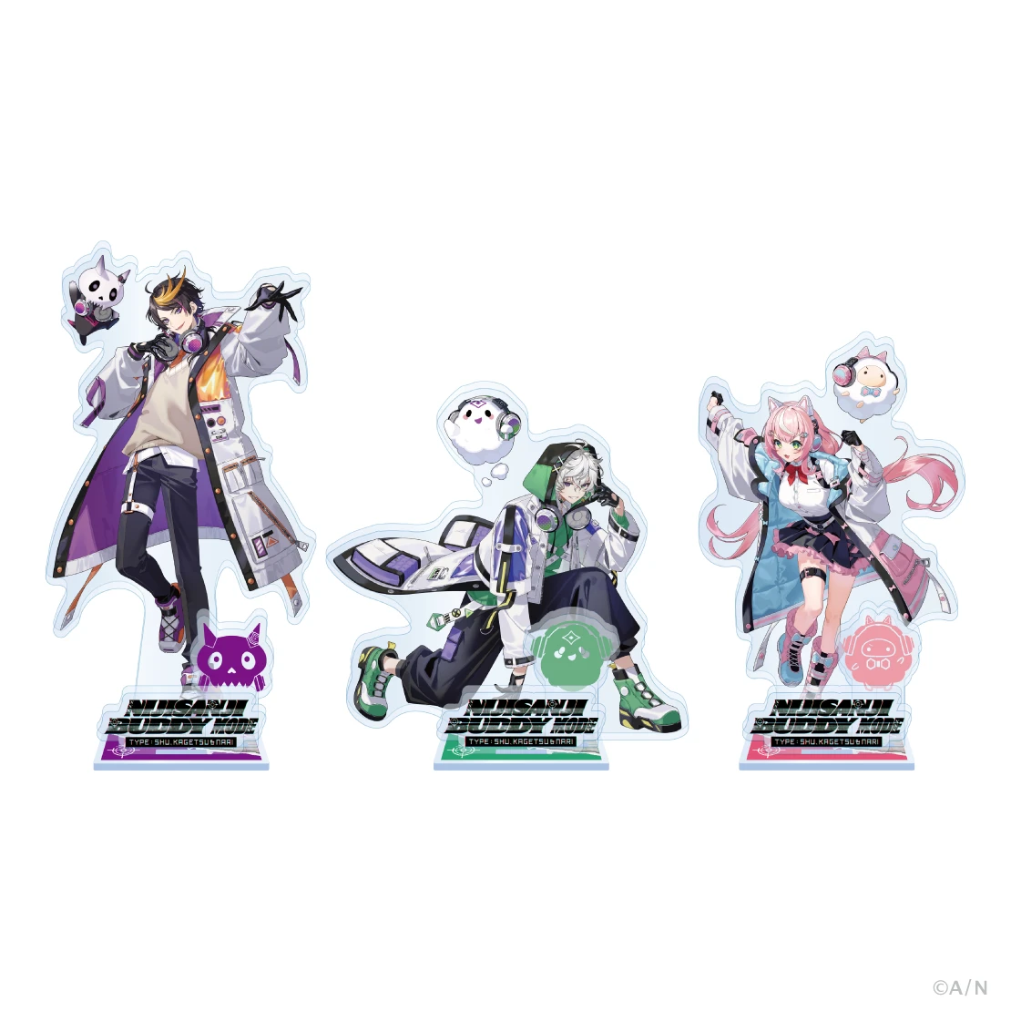 NIJISANJI Buddy Mode Type：Shu, Kagetsu & Nari