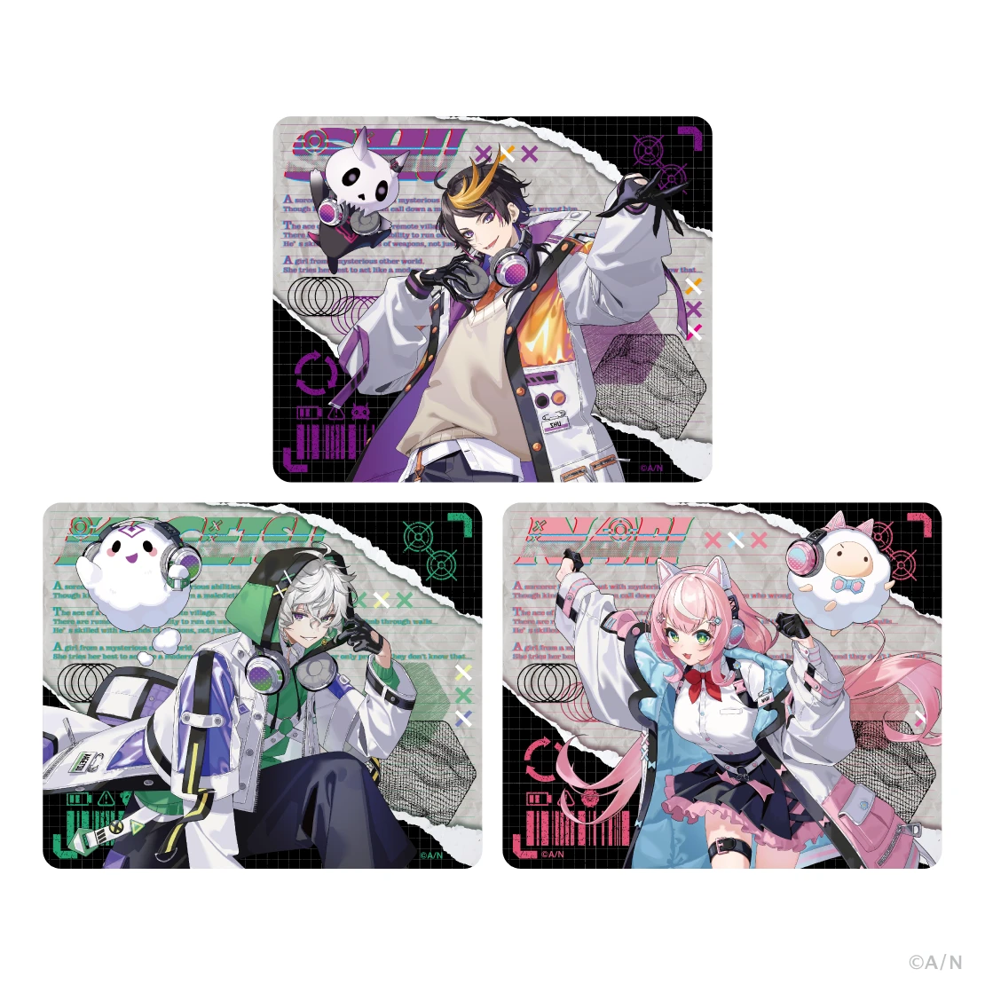 NIJISANJI Buddy Mode Type：Shu, Kagetsu & Nari
