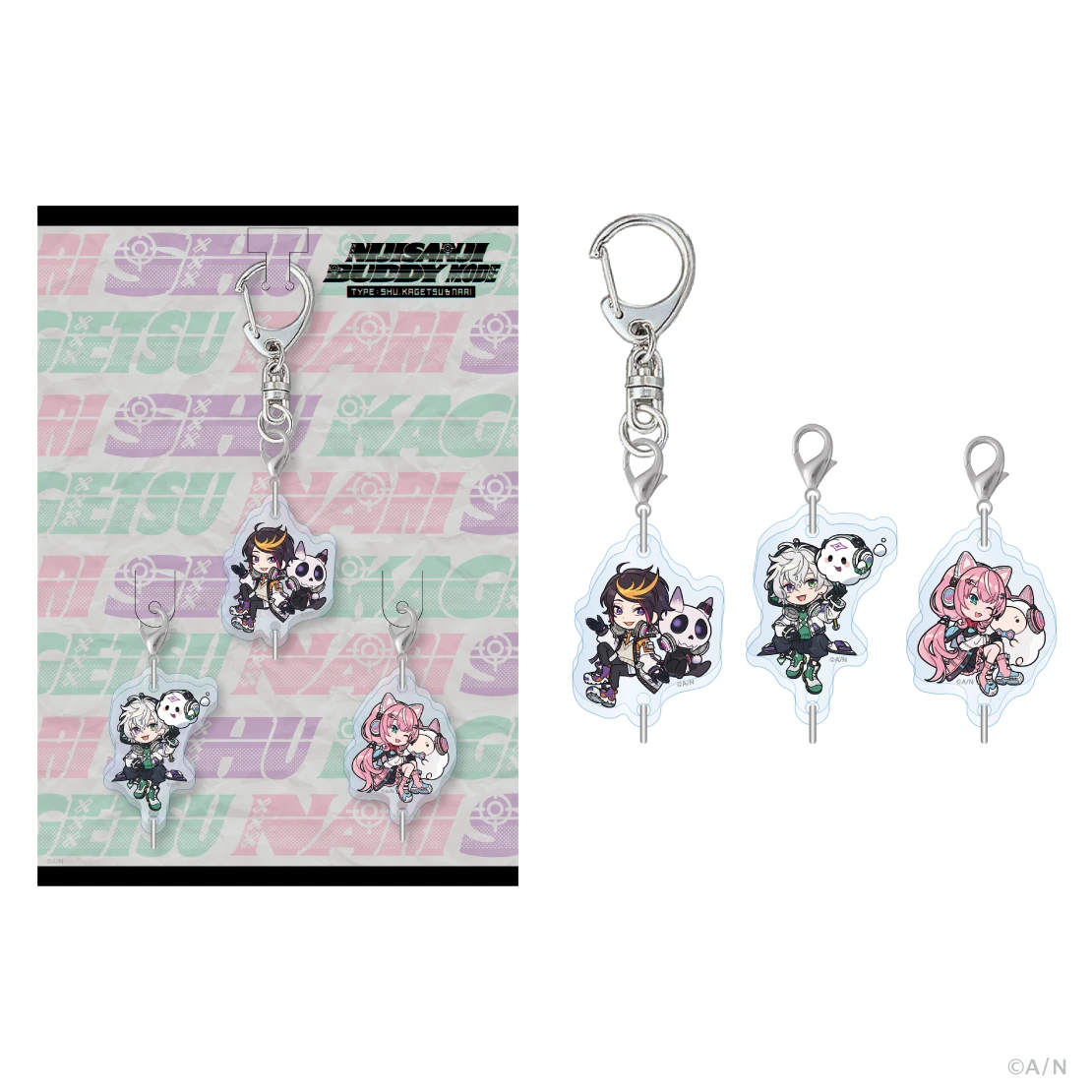 NIJISANJI Buddy Mode Type：Shu, Kagetsu & Nari