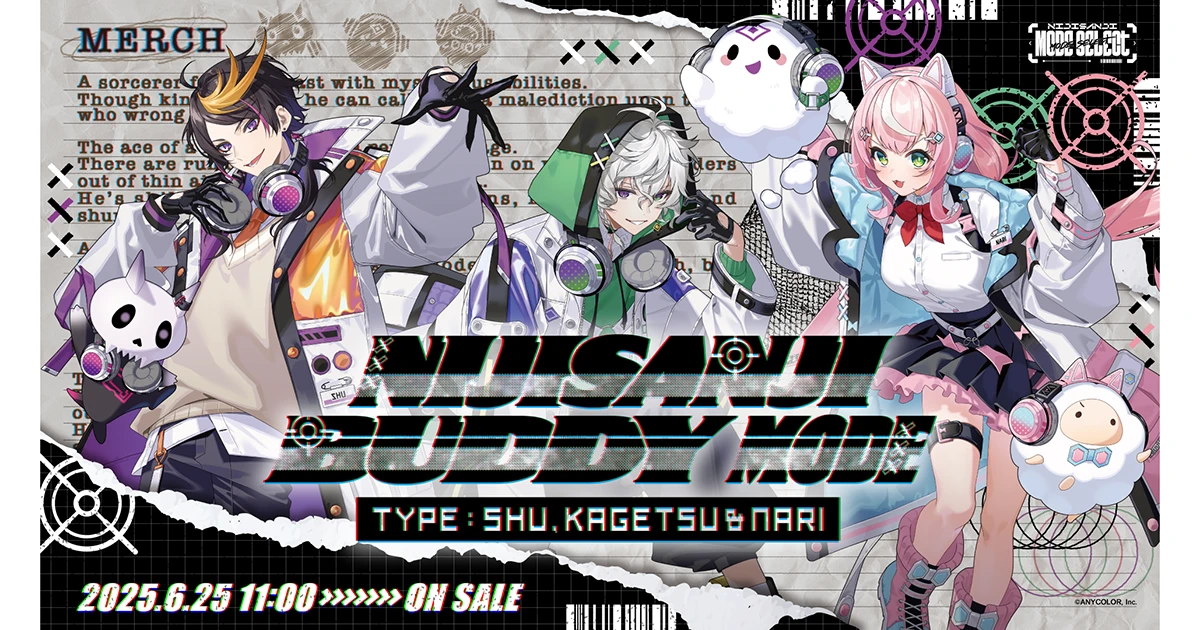 NIJISANJI Buddy Mode Type:Shu, Kagetsu & Nari