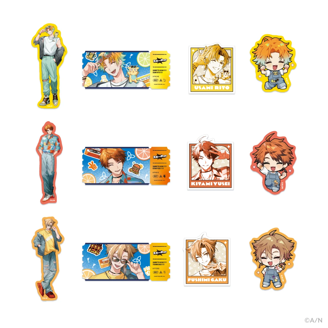 にじさんじ「三ミ一体！！！！！！」グッズ